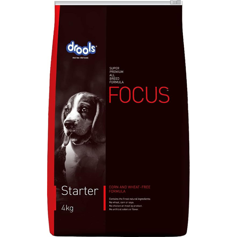 Drools Focus Starter 4 Kg - Dry Dog Food