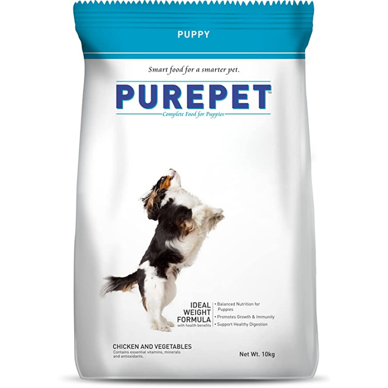 PurePet Chicken & Veg Puppy 10 Kg