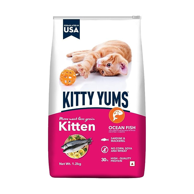 Kitty Yums Kitten Ocean Fish 1.2 Kg