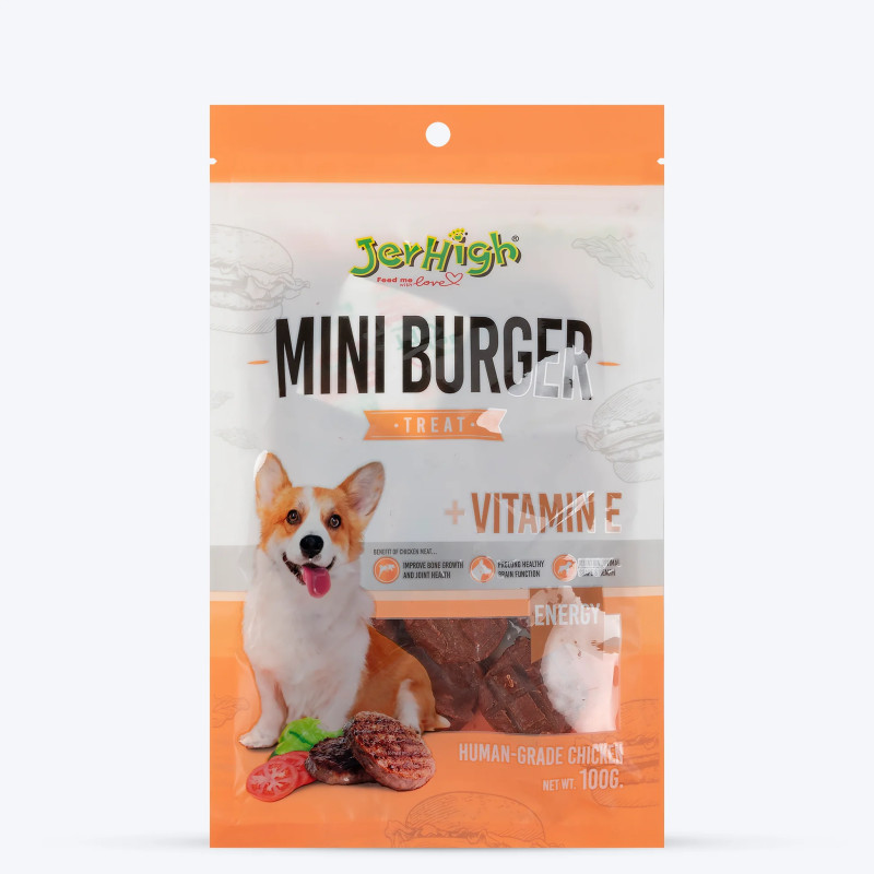 JerHigh Mini Burger Treat 100 Gm