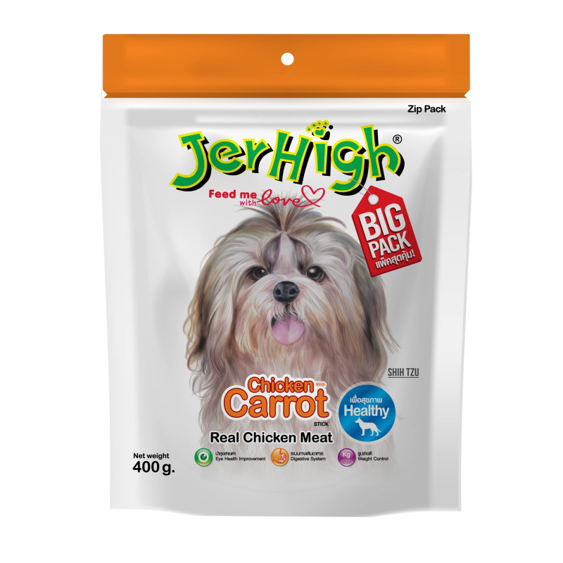 JerHigh Chicken Carrot Treats 400 gm