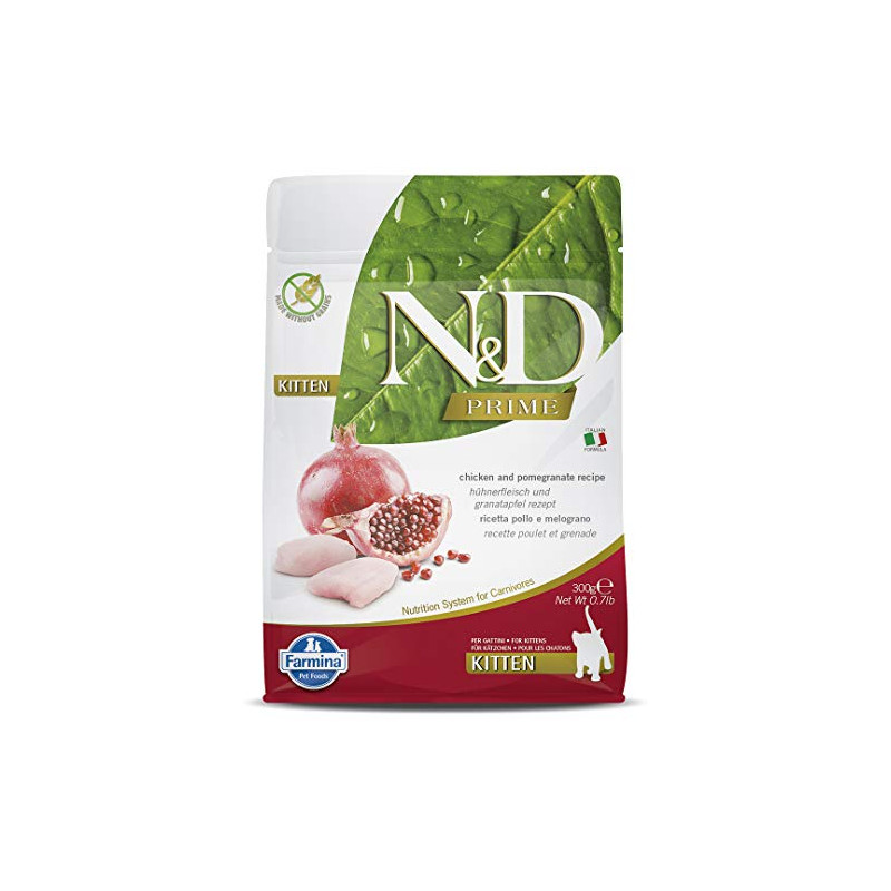 N&D Prime Chicken & Pomegranate Kitten 300 gm - Dry Dog Food