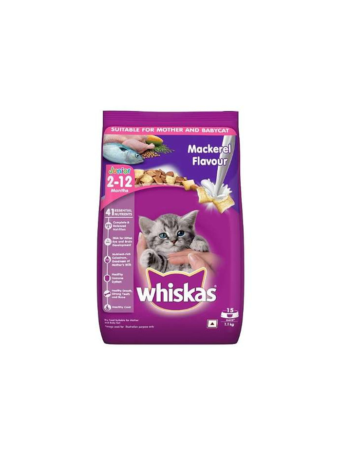 Whiskas Kitten Mackerel 1.1 KG - Dry Food