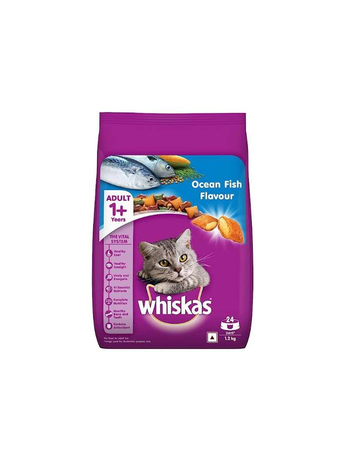 Whiskas Adult Ocean Fish 1.2 KG - Dry Food