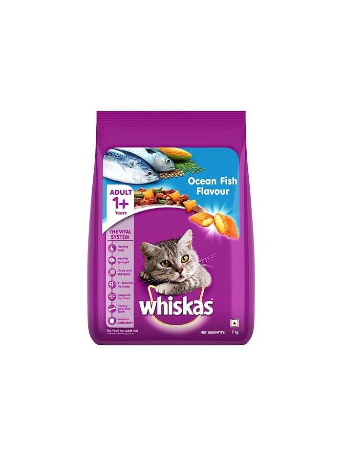 Whiskas Adult Ocean Fish 7 KG - Dry Food