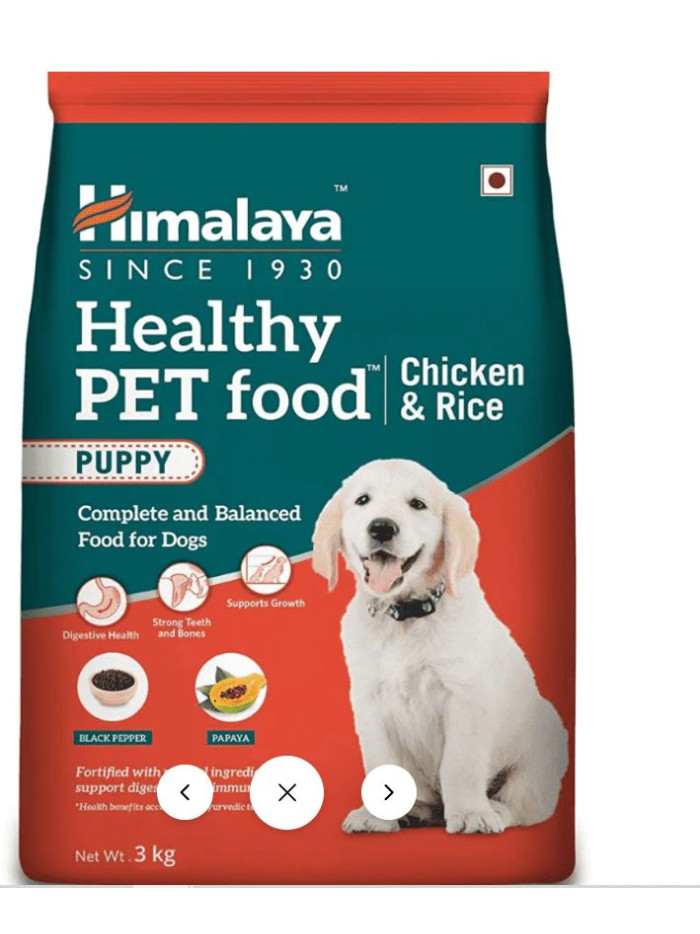 Himaliya Puppy Chicken & Rice 3 Kg + Erina Plus Shampoo Free