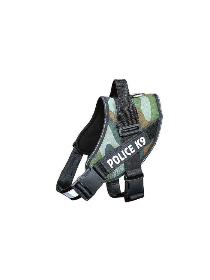 Indraneel Pets Police Dog Harness-Medium