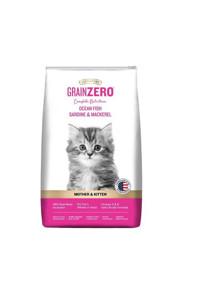 Grain Zero Signature Mother & Kitten Cat Dry Food - 3kg