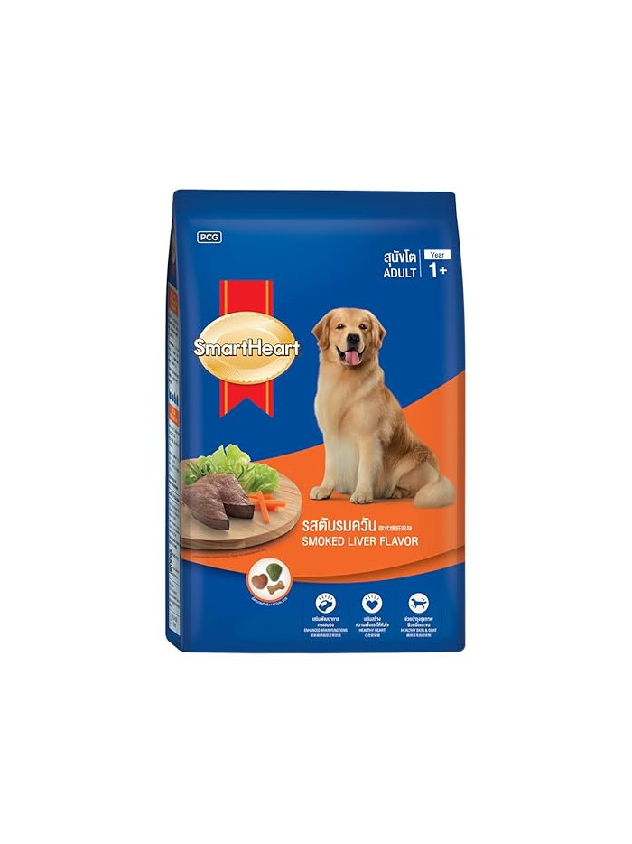 Smart Heart Adult Smoke Liver 20 KG  - Dog Dry Food