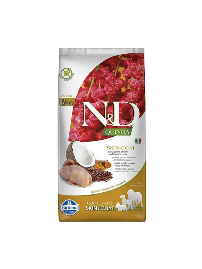 N&D Quinda Skin & Coat Quail Adult 800g