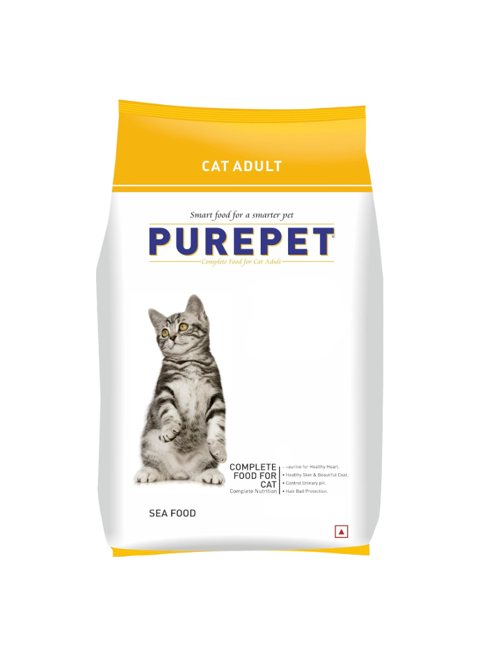 Purepet Adult Dry Cat Food Sea Food Flavour 6kg