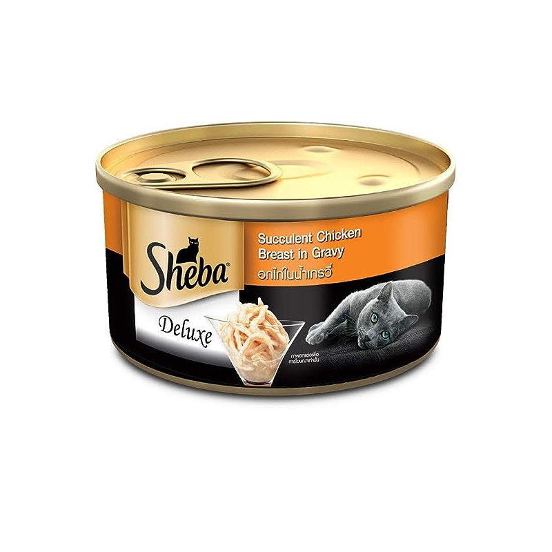 Sheba Chicken Breast Gravy 85 Gm Pack of 12