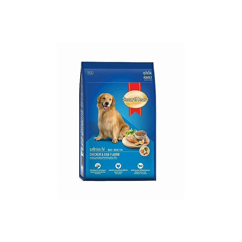 Smart Heart Adult Chicken & Egg 20 KG - Dog Dry Food