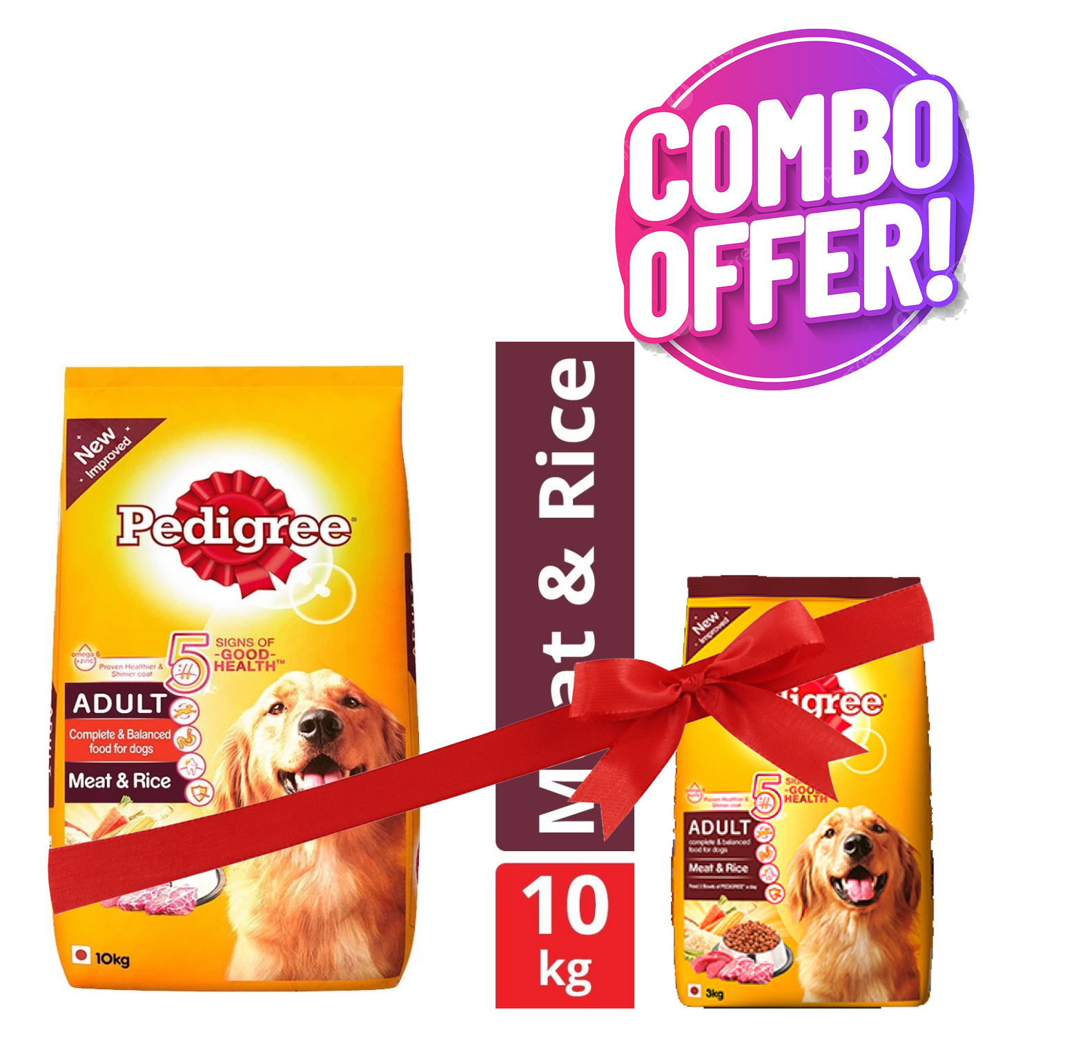 Combo Offer - Pedigree Puppy Chicken & Milk - 20+3 KG
